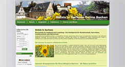 Desktop Screenshot of hotelportal-sachsen.de